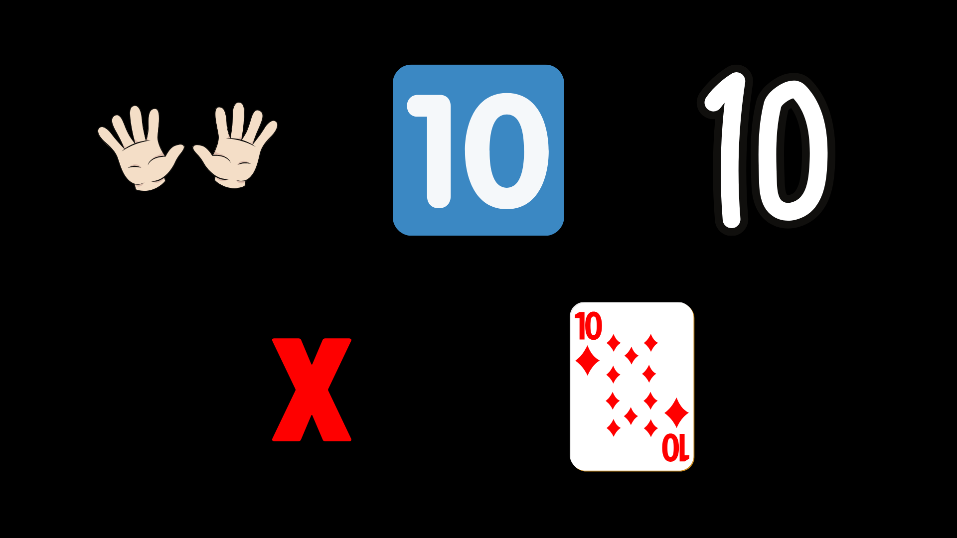 Symbols for 10