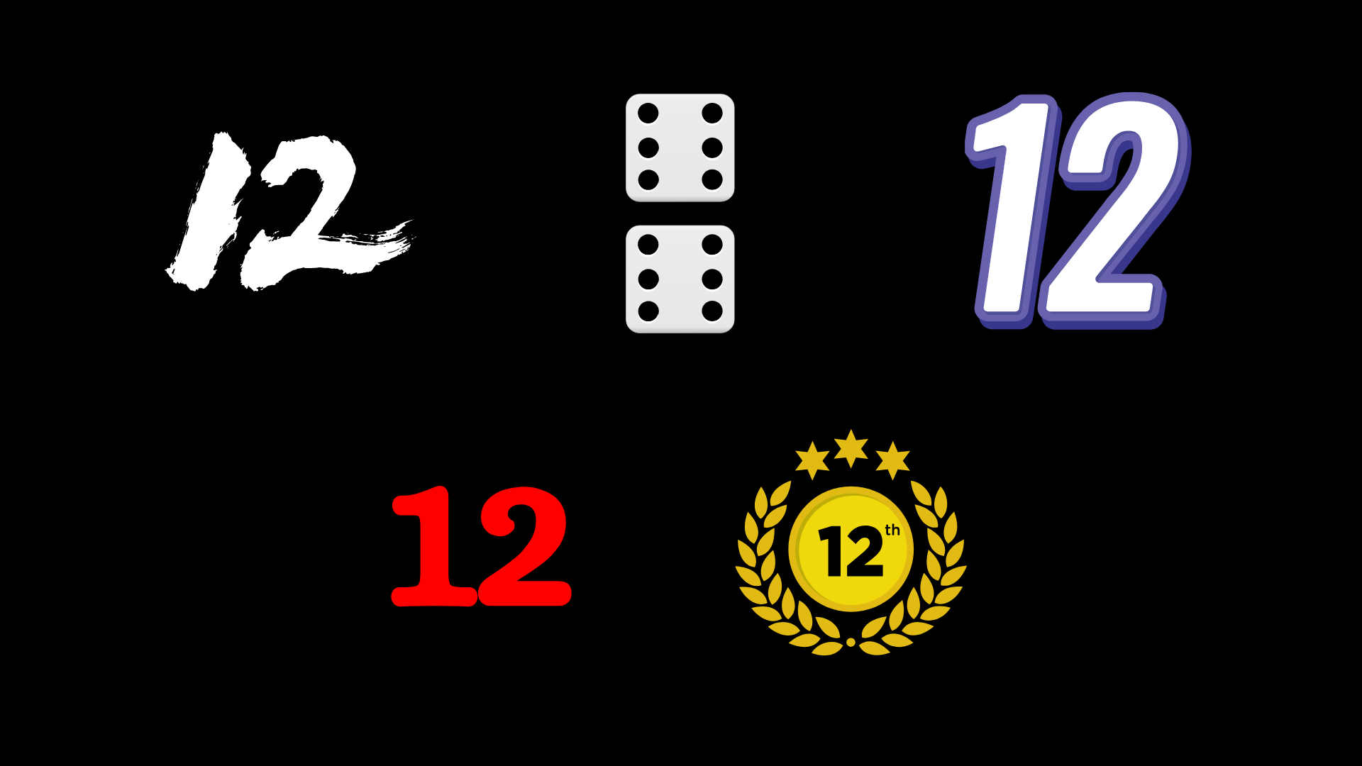 Symbols for 12